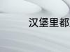 汉堡里都放什么 汉堡材料