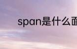 span是什么面料 span是啥料